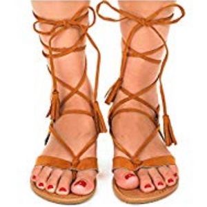 Lace Up Gladiator Sandal